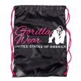 Gorilla Wear - Drawstring Bag Black/Pink