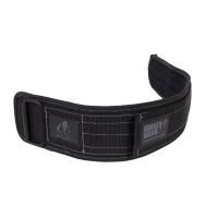 Gorilla Wear - 4 Inch Nylon Liffing Belt - Black/Gray