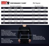 Gorilla Wear - Performance T-Shirt - Black/Red
