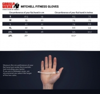 Gorilla Wear - Mitchell Training Gloves - Black