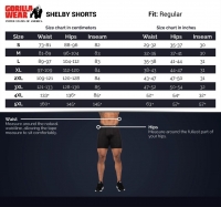 Gorilla Wear - Shelby Shorts - Black/Gray