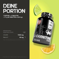 Mammut Nutrition - L-Carnitine Tabs (80 Stck/Dose)