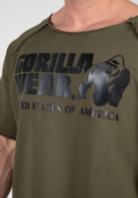 Gorilla Wear - Classic Work Out Top - Army Green