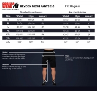 Gorilla Wear - Reydon Mesh Pants 2.0 - Black