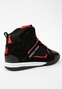 Gorilla Wear - Troy High Tops – Schwarz / Rot
