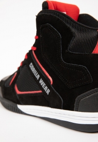 Gorilla Wear - Troy High Tops – Schwarz / Rot