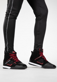 Gorilla Wear - Troy High Tops – Schwarz / Rot