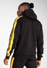 Gorilla Wear - Banks Oversized Hoodie – Schwarz / Gelb