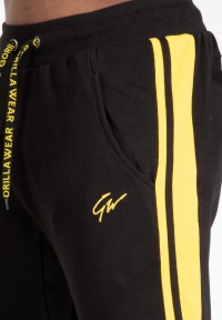 Gorilla Wear - Banks Sweatpants - Schwarz / Gelb