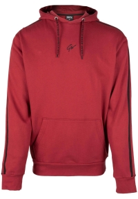 Gorilla Wear - Banks Oversized Hoodie – Rot / Schwarz