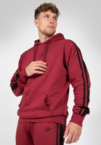 Gorilla Wear - Banks Oversized Hoodie – Rot / Schwarz