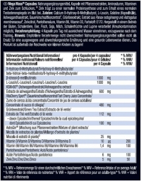 Weider - Mega Mass Capsules (120 Kapseln)