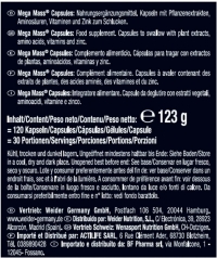 Weider - Mega Mass Capsules (120 Kapseln)