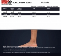 Gorilla Wear - Ankle Socks - Black - 2-Pack