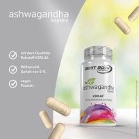 Best Body Nutrition - Bio Ashwagandha Kapseln (60 Stck/Dose)