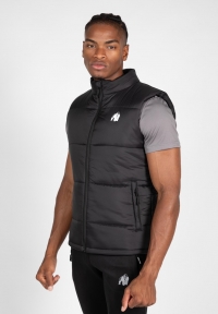 Gorilla Wear - Irvine Puffer Vest – Schwarz