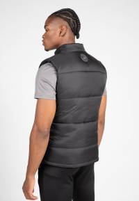 Gorilla Wear - Irvine Puffer Vest – Schwarz
