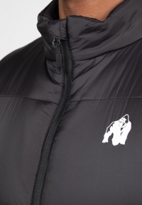 Gorilla Wear - Irvine Puffer Vest – Schwarz