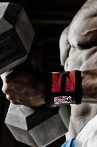 Gorilla Wear - Wrist Wraps Pro - Black/Red
