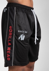 Gorilla Wear - Functional Mesh Shorts - Black/Red