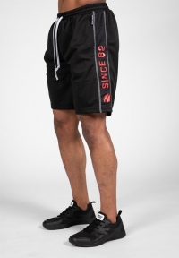Gorilla Wear - Functional Mesh Shorts - Black/Red