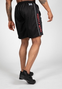 Gorilla Wear - Functional Mesh Shorts - Black/Red