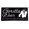 Gorilla Wear - Classic Gym Towel - Black/White