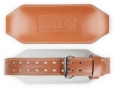 Gorilla Wear - 6 Inch Padded Leather Lifting Belt - Brown
