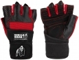 Gorilla Wear - Dallas Wrist Wraps Gloves - Schwarz/Rot